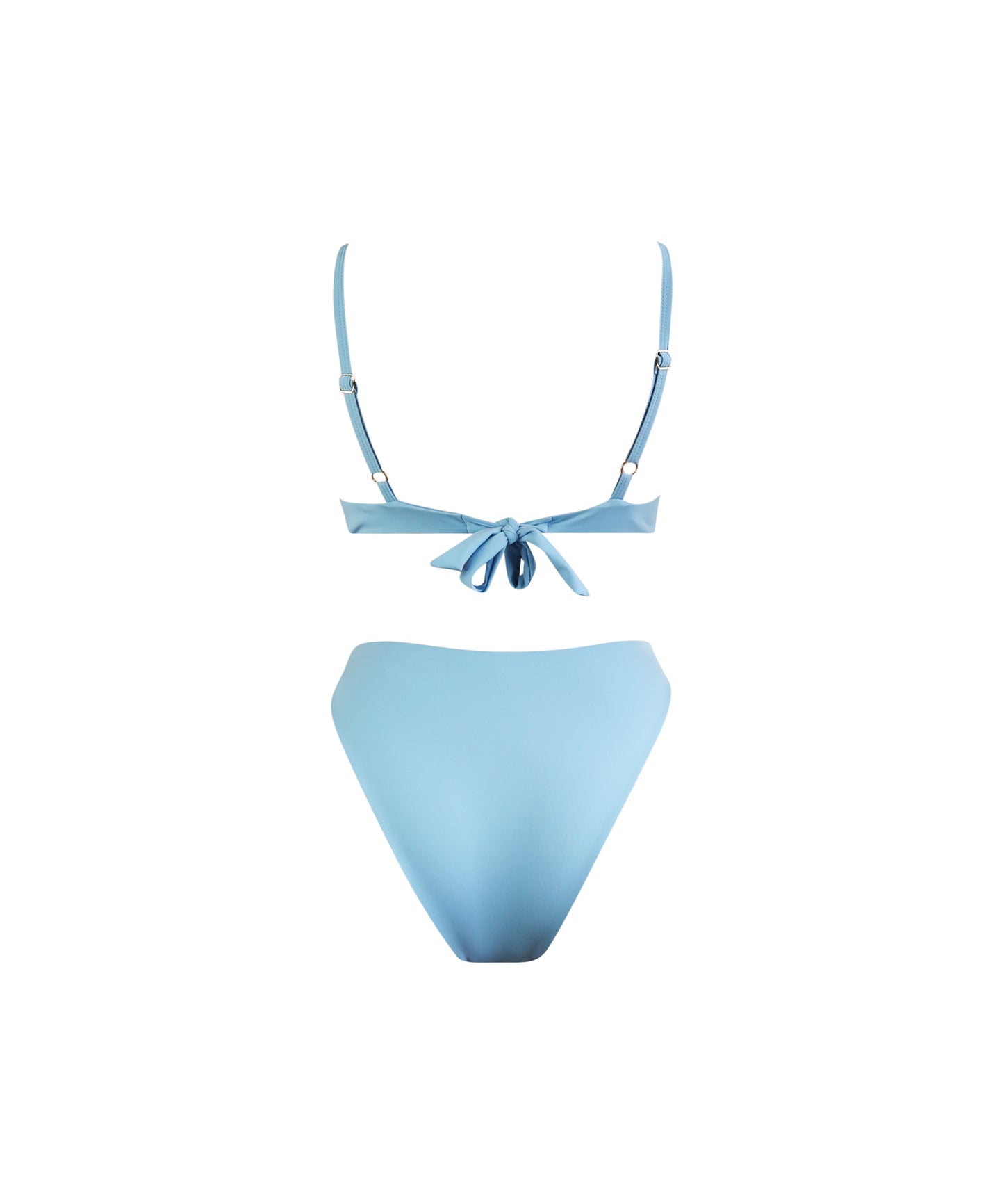 High Waist Bottom - Baby Blue