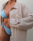 Triangle Bikini Set - Baby Blue