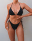 Triangle Bikini Set - Black