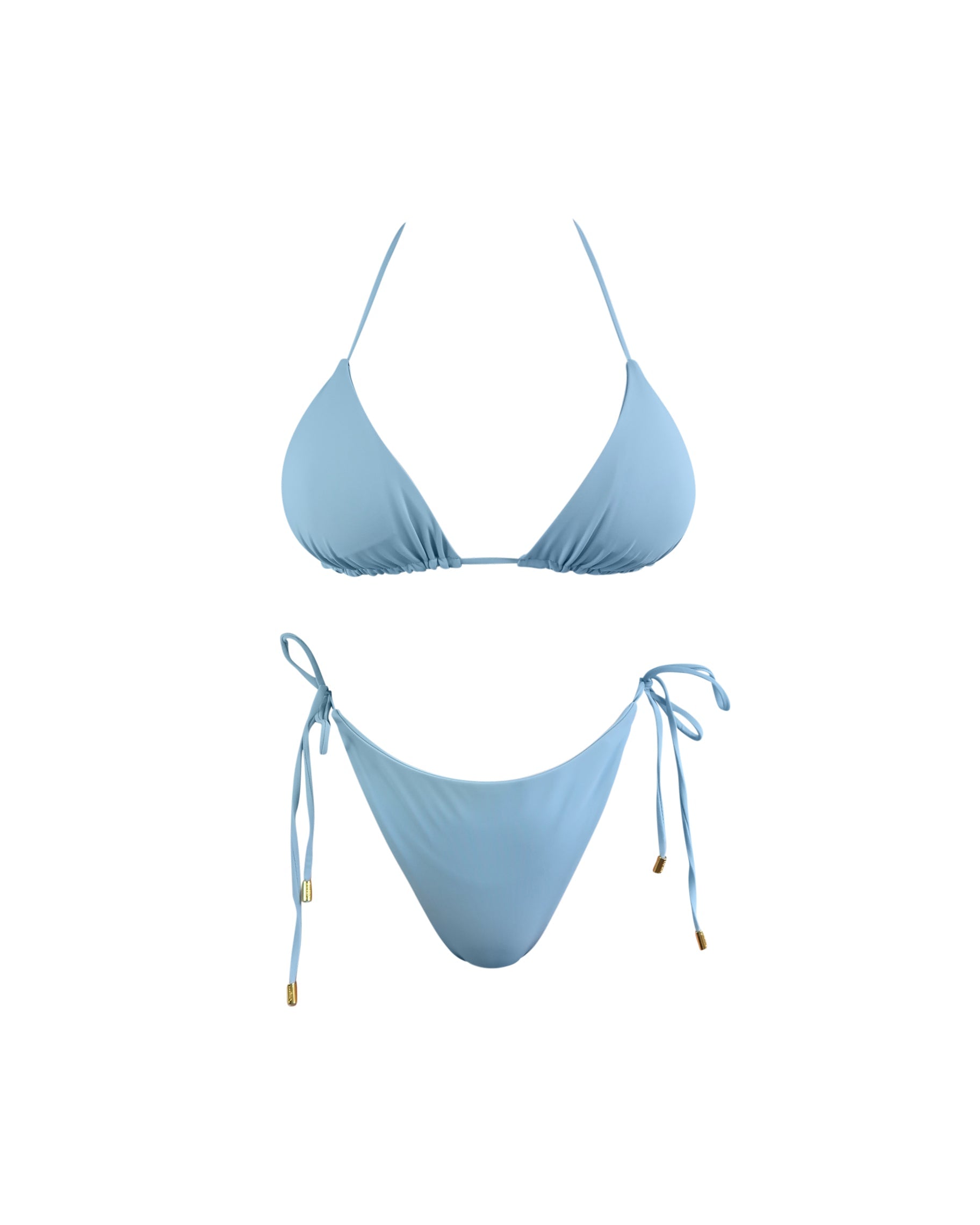 Authentic Triangl Stevie Baby Blue Sparkle Bikini Set, Women's Fashion,  Swimwear, Bikinis & Swimsuits on Carousell