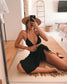 Triangle Bikini Set - Black